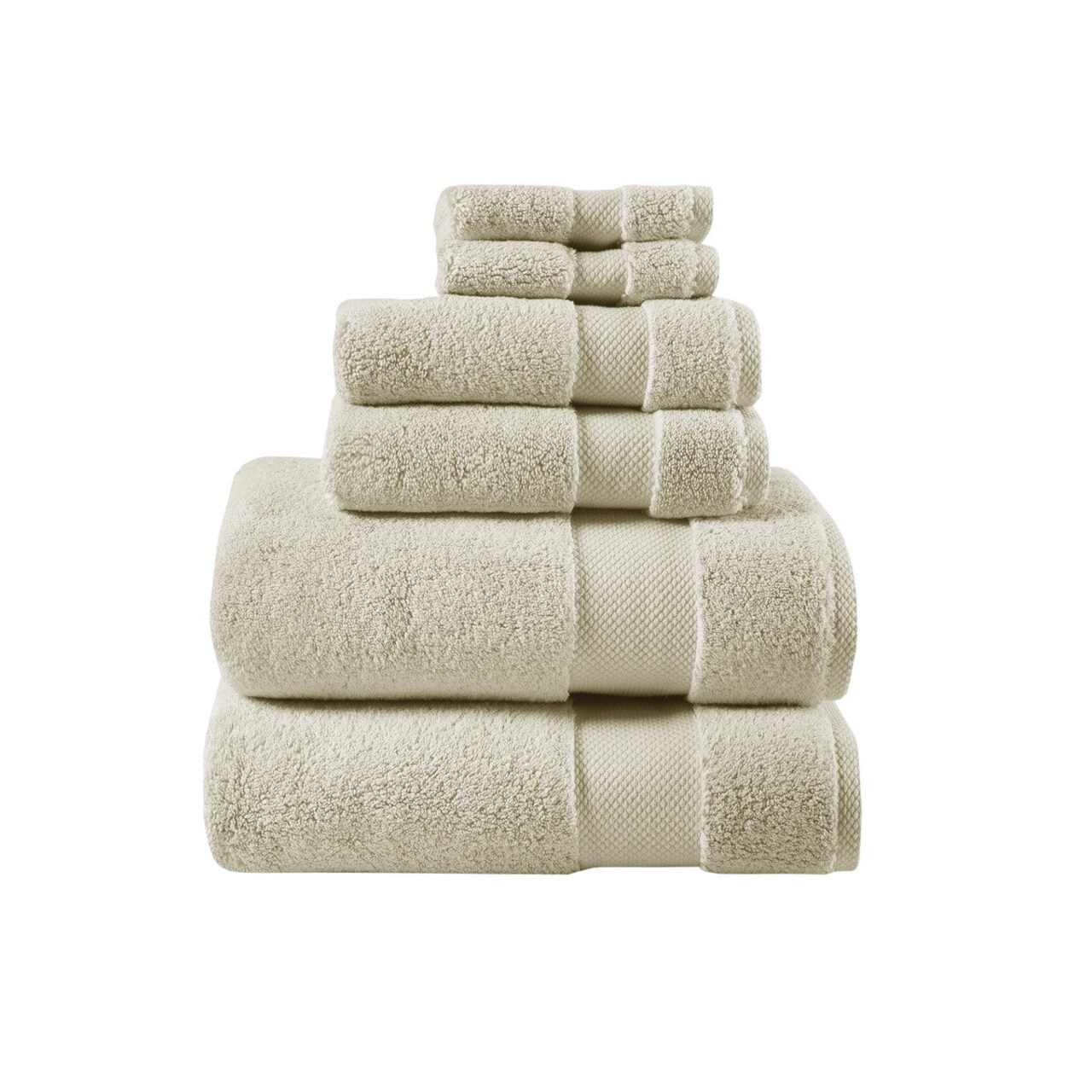 Gracie Mills Forrest Splendor 1000Gsm Cotton 6 Piece Towel Set - Grace-12492